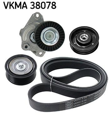 SKF Kileremssæt VKMA 38078 Ribremsæt SKF Mercedes-Benz SL VKMA 38078