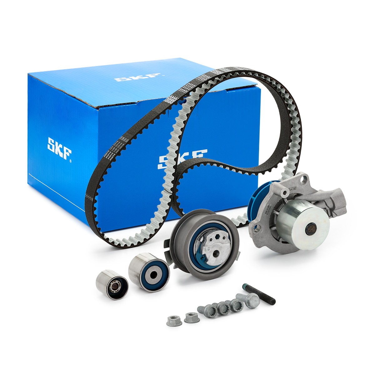 SKF Water pump and timing belt kit VKMC 01277-1 VKMC 01277-1 SKF cambelt and water pump for AUDI