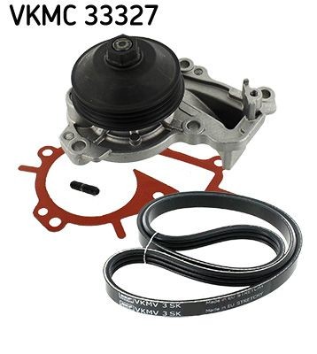 SKF Vannpumpe + kileremsett VKMC 33327 SKF VKMC33327 Drivremsett 3008 SUV pris