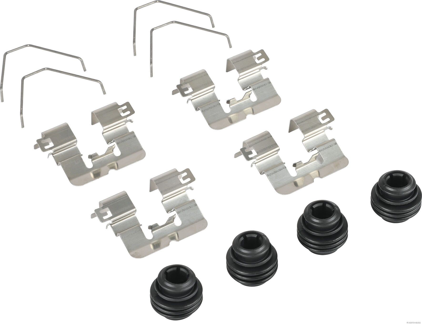 HERTH+BUSS JAKOPARTS Monteringssett, bremseklosser J3660536 HERTH+BUSS JAKOPARTS J3660536 Tibehørsett, skivebremse belegg Hyundai i30 PDE billige