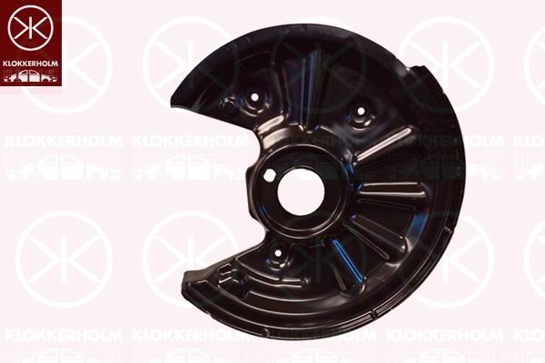 KLOKKERHOLM Ochranný plech proti rozstreku, Brzdový kotúč 6614878 Ochranný plech proti rozstreku brzdový kotúč KLOKKERHOLM Skoda OCTAVIA 6614878