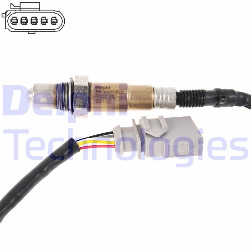 DELPHI Lambda andur ES21394-12B1 DELPHI ES21394-12B1 Lambda andur Audi TT FV originaal hind