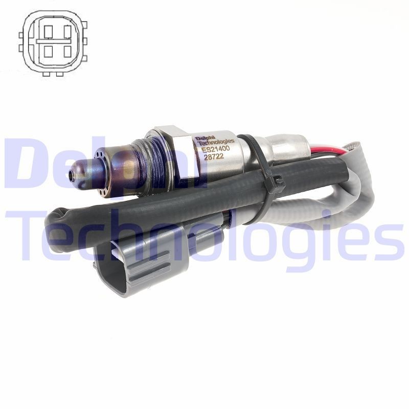 Lambdatunnistin DELPHI ES21400-12B1 DELPHI ES21400-12B1 CITROËN C1 2020 Nox anturi