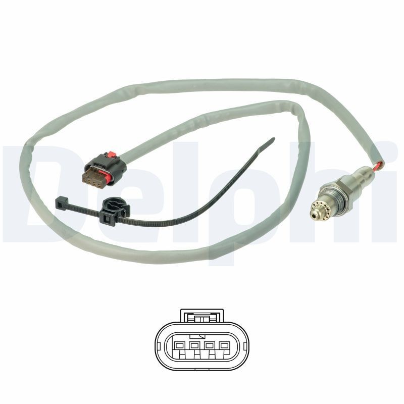 DELPHI Sonda lambda ES21407-12B1 DELPHI ES21407-12B1 originais Sonda lambda Ford Focus 4 Turnier custo
