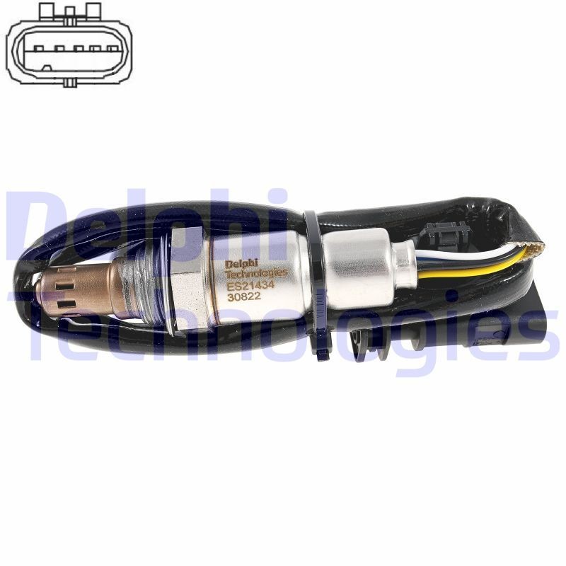 DELPHI Lambdasonde ES21434-12B1 Lambdasonde DELPHI Suzuki CARRY Kasten ES21434-12B1