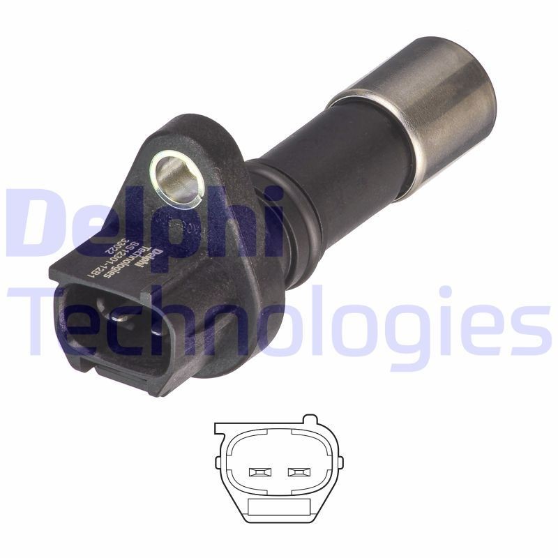 Krukassensor DELPHI SS12301-12B1 DELPHI SS12301-12B1 Krukaspositiesensor TOYOTA AYGO 2011