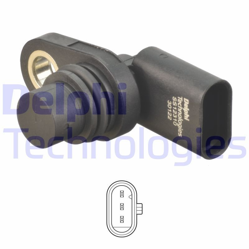 DELPHI Nokkenassensor SS12310-12B1 SS12310-12B1 Nokkenas-sensor MERCEDES-BENZ GLK DELPHI