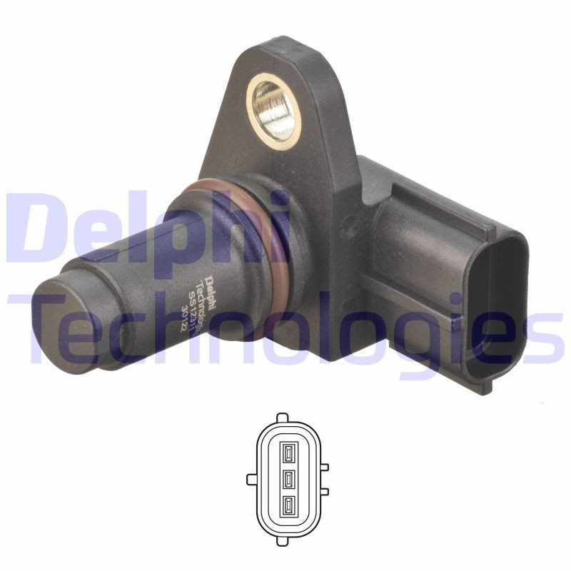 DELPHI Sensor, kamakselposisjon SS12311-12B1 DELPHI SS12311-12B1 Kamakselsensor MB S-Klasse billige