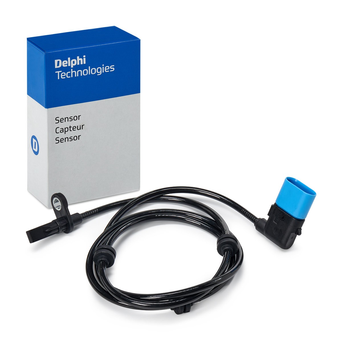 DELPHI Devējs, Riteņu griešanās ātrums SS21253-12B1 SS21253-12B1 ABS devējs MERCEDES-BENZ CLS DELPHI