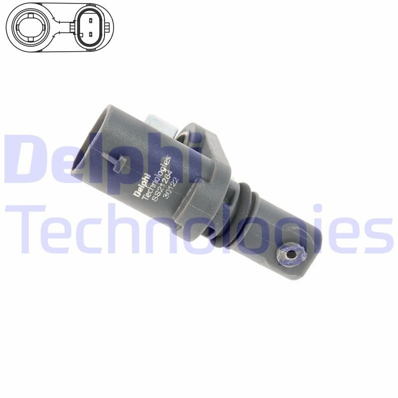 Devējs, Riteņu griešanās ātrums DELPHI SS21264-12B1 DELPHI SS21264-12B1 ABS devējs PEUGEOT 208 2024