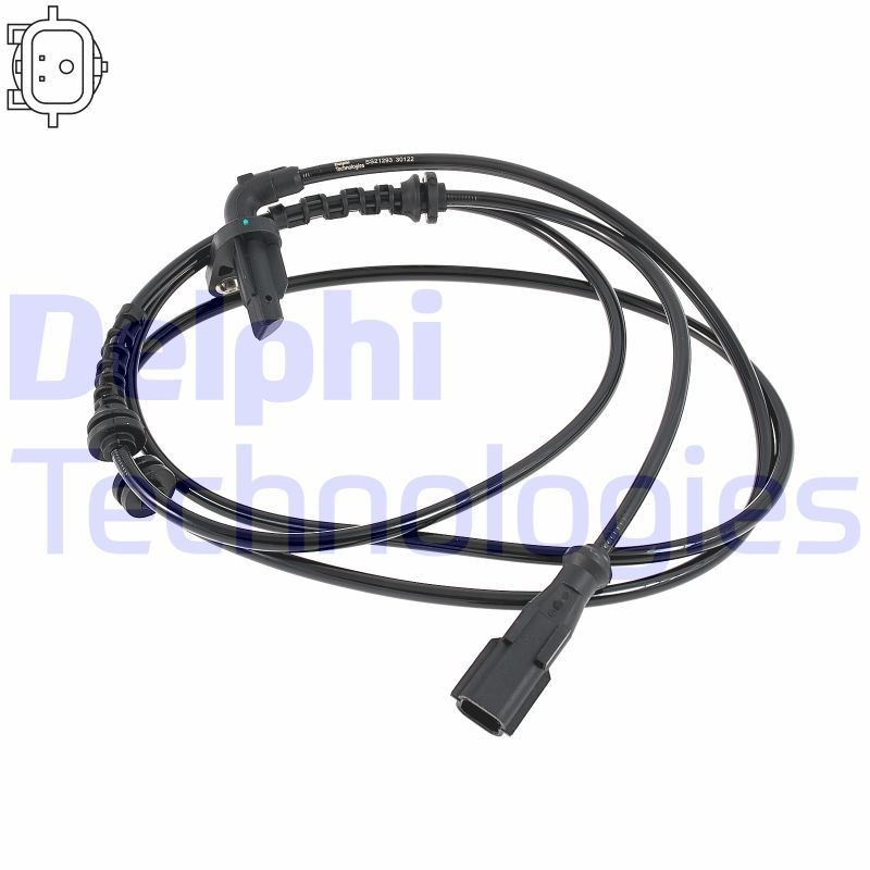 DELPHI Snímač počtu otáčok kolesa SS21293-12B1 DELPHI SS21293-12B1 originálne Snímač ABS Renault Twingo 2 cena