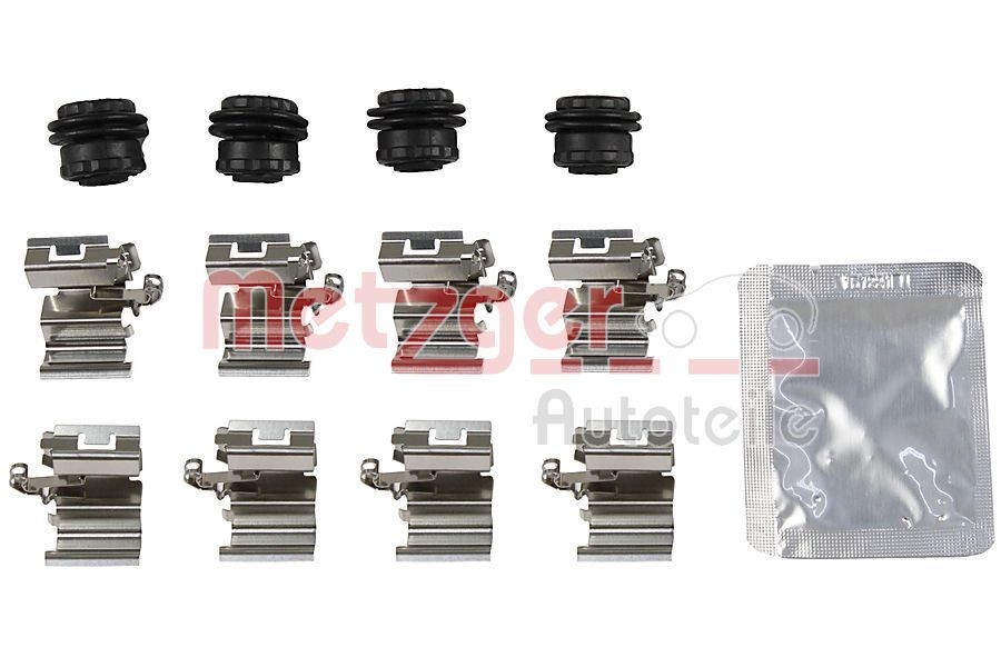 METZGER Monteringssett, bremseklosser 109-0140 109-0140 Tibehørsett, skivebremse belegg METZGER FIAT ARGENTA