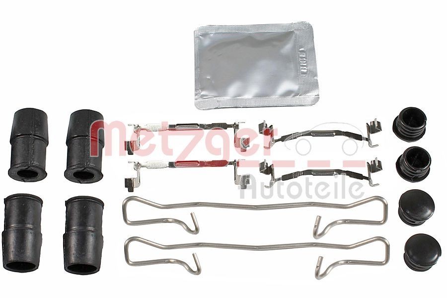 METZGER Monteringssett, bremseklosser 109-0145 Tibehørsett, skivebremse belegg METZGER Volvo 240 109-0145