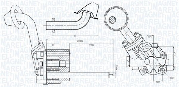 MAGNETI MARELLI Eļļas sūknis 351516000005 MAGNETI MARELLI 351516000005 Eļļas sūknis Volkswagen Taro Pick-up lēti