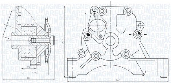MAGNETI MARELLI Oljepump 351516000033 351516000033 MAGNETI MARELLI oljepump SEAT CORDOBA