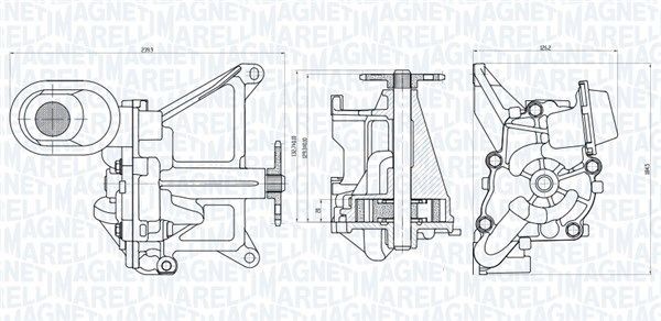 MAGNETI MARELLI Bomba de óleo 351516000051 MAGNETI MARELLI 351516000051 originais Bomba de óleo Focus Mk2 custo