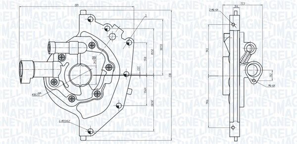 MAGNETI MARELLI Oliepumpe 351516000060 Oliepumpe MAGNETI MARELLI ORION 351516000060 billig