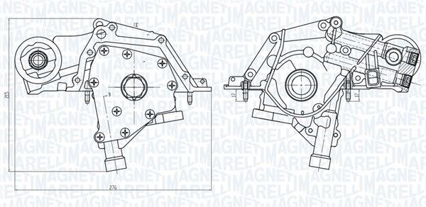 MAGNETI MARELLI Õlipump 351516000083 MAGNETI MARELLI 351516000083 originaal Õlipump Fiat 500 Cabrio hind