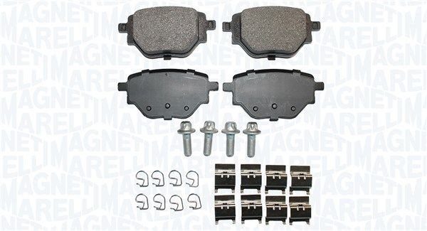 MAGNETI MARELLI Remblokken 363916061244 Opel VIVARO Remblokkenset MAGNETI MARELLI 363916061244
