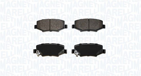 MAGNETI MARELLI Piduriklotsid 363916061272 Sport piduriklotsid JEEP MAGNETI MARELLI 363916061272