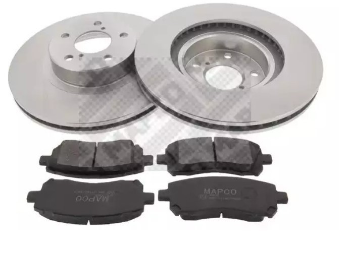 MAPCO Brake discs and pads set 47055HPS MAPCO 47055HPS genuine Audi A8 4N2 brake discs and pads price
