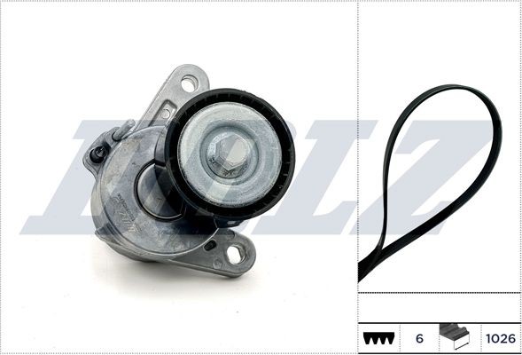DOLZ Poly V-riem set SKD226A SKD226A Multiriem set DOLZ PEUGEOT 307