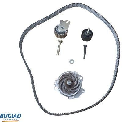 BUGIAD Water pump and timing belt kit BTB56527 Opel INSIGNIA BUGIAD timing belt and water pump BTB56527