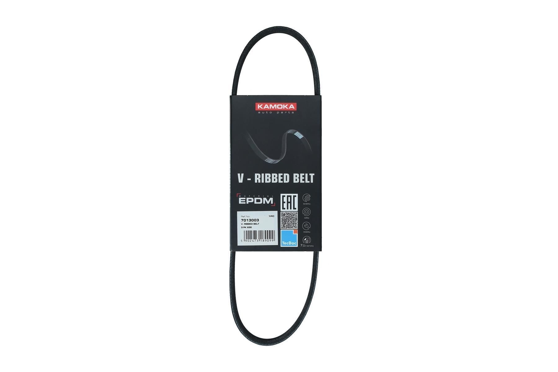 KAMOKA Correia trapezoidal estriada 7013003 KAMOKA 7013003 Correia estriada Toyota Celica T20 preço