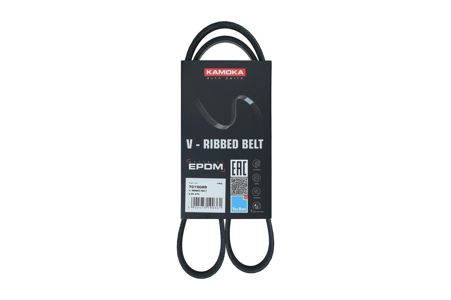 KAMOKA Correia trapezoidal estriada 7015028 KAMOKA 7015028 Correias Mazda 626 GC 1982