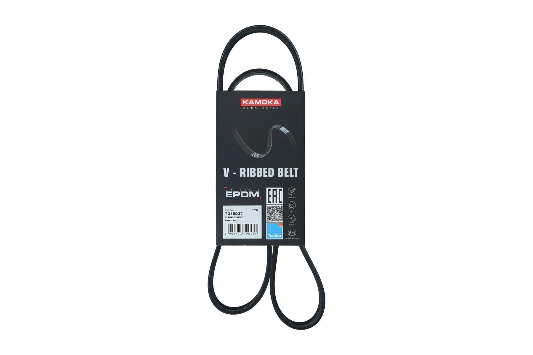 KAMOKA Cinghia servizi 7015037 KAMOKA 7015037 Cinghia Poly-V Carina Hatchback (T15) prezzo