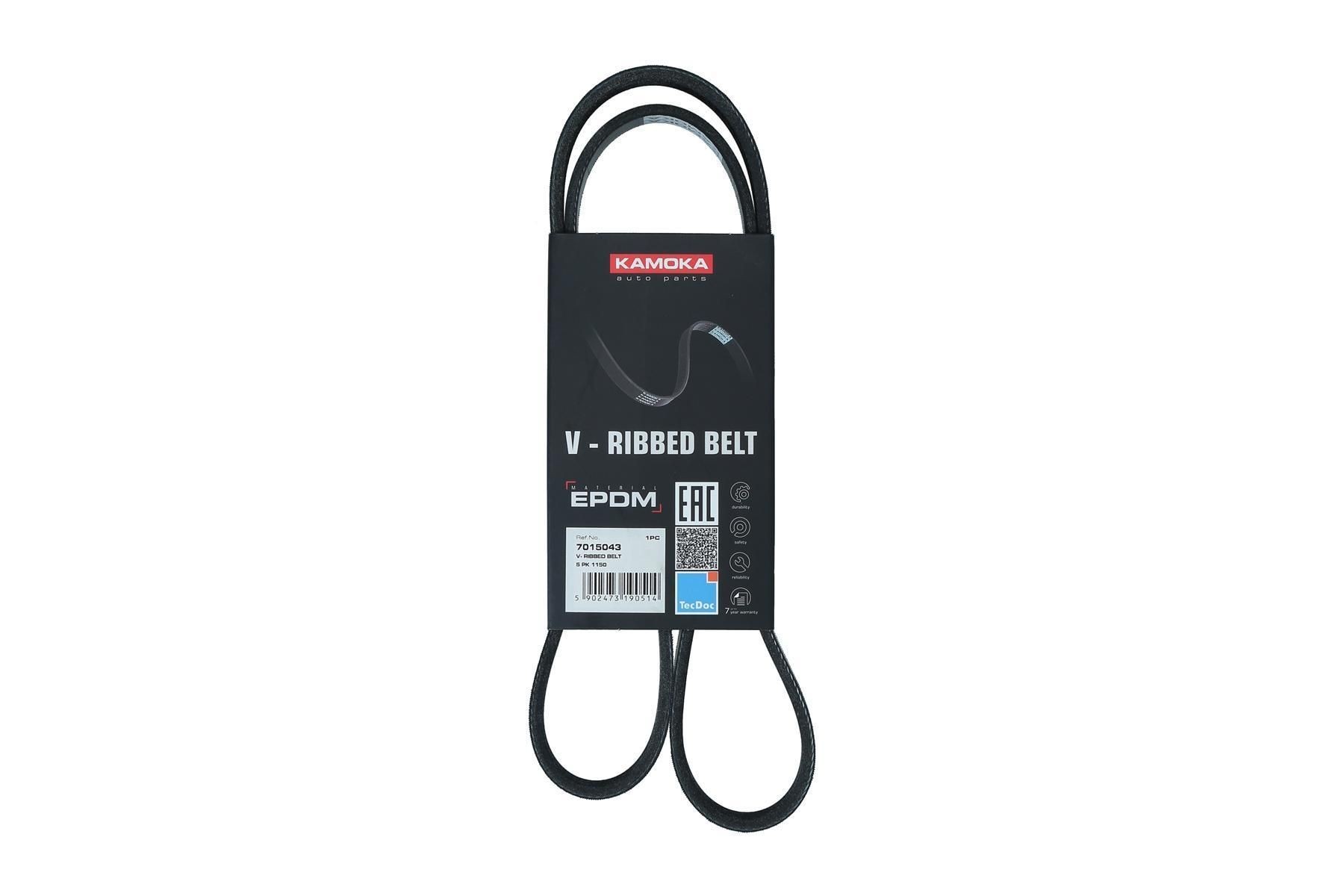 Serpentine belt KAMOKA 7015043 KAMOKA 7015043 Mazda MX-5 2021 Alternator belt price