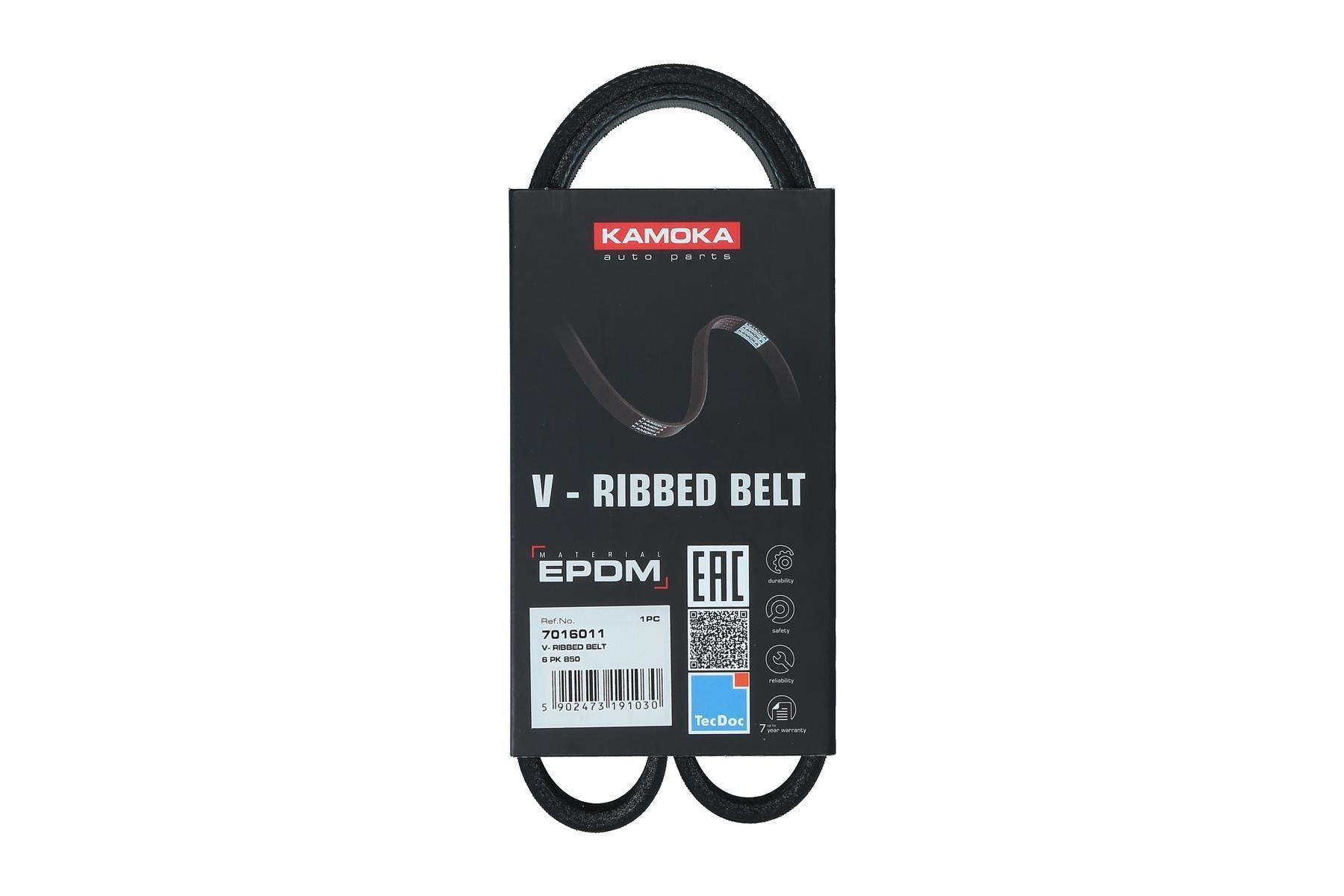 KAMOKA Serpentine belt 7016011 7016011 KAMOKA serpentine belt RENAULT