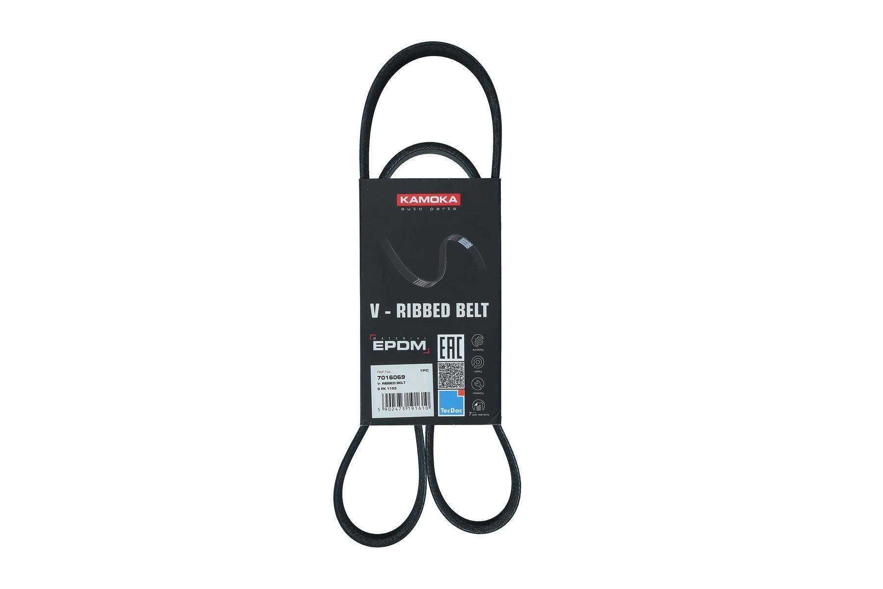 KAMOKA Multiriem 7016069 Poly-V-riem SEAT KAMOKA 7016069