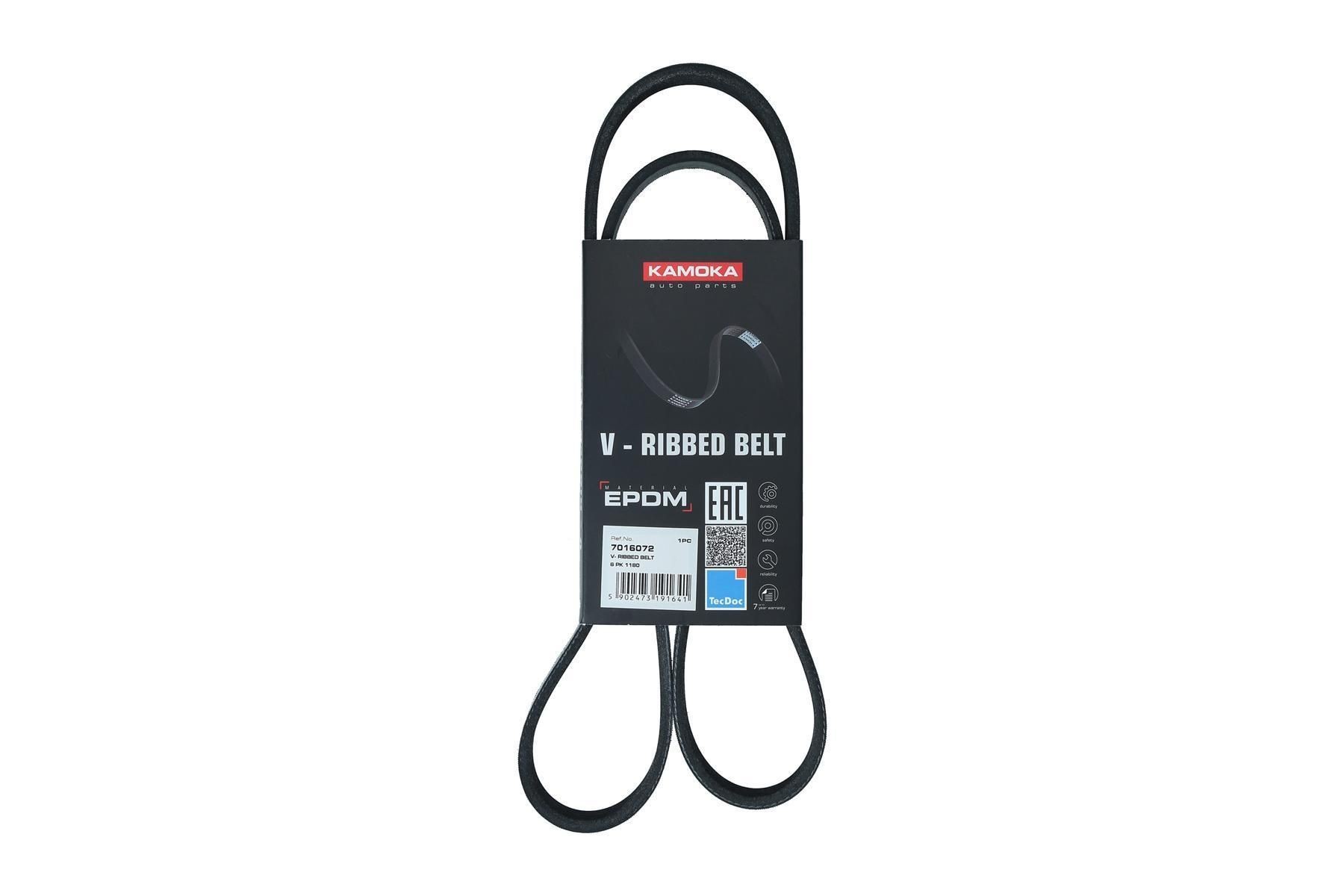 KAMOKA Courroie Poly-V 7016072 KAMOKA 7016072 Courroie striée X5 (G05) prix