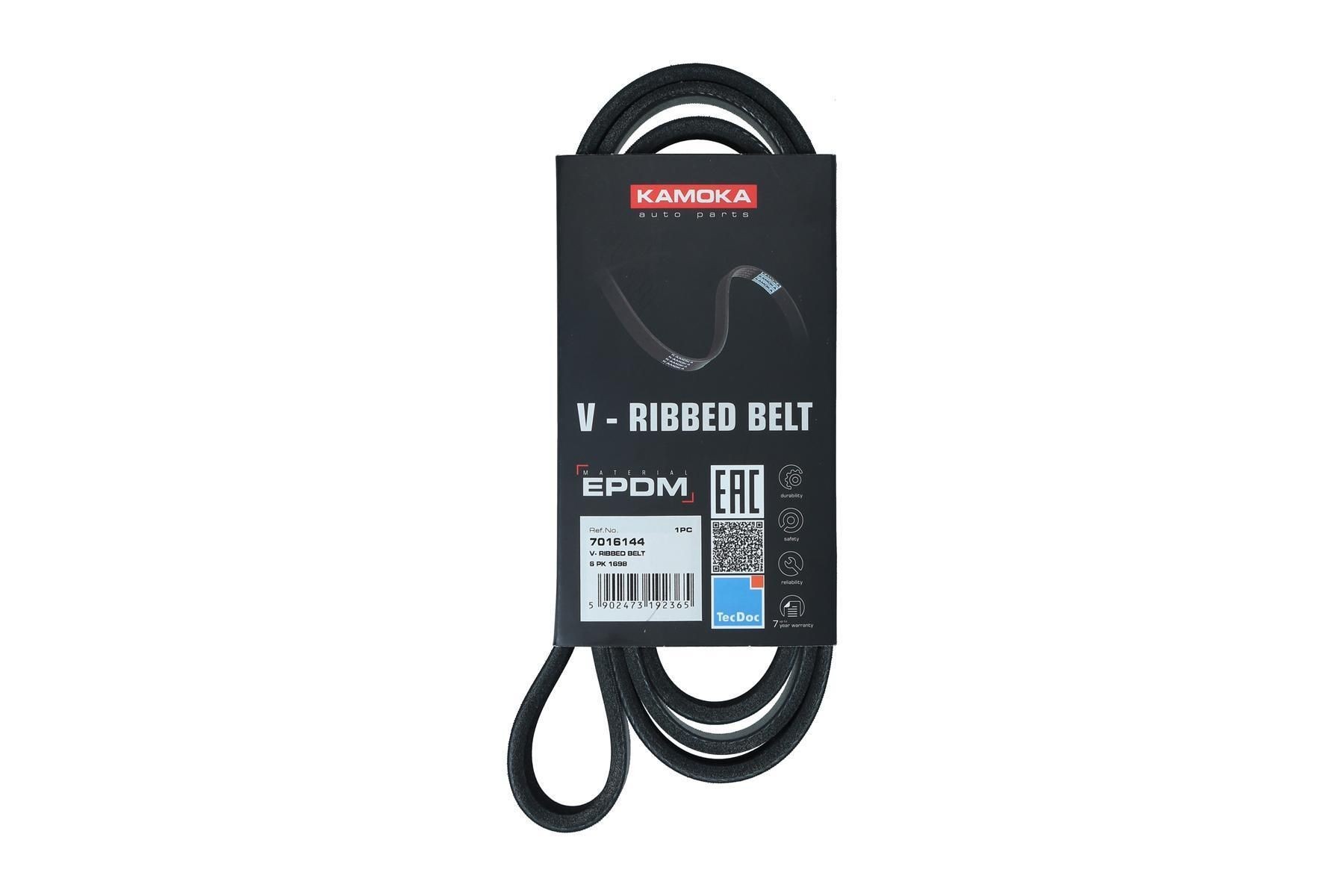 KAMOKA Cinghia servizi 7016144 KAMOKA 7016144 Cinghia Poly-V Roadster E85 originale prezzo
