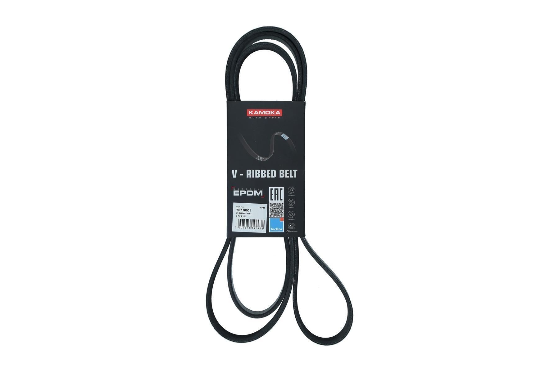 KAMOKA Serpentine belt 7016201 KAMOKA 7016201 SSANGYONG Korando II Off-Road serpentine belt replacement