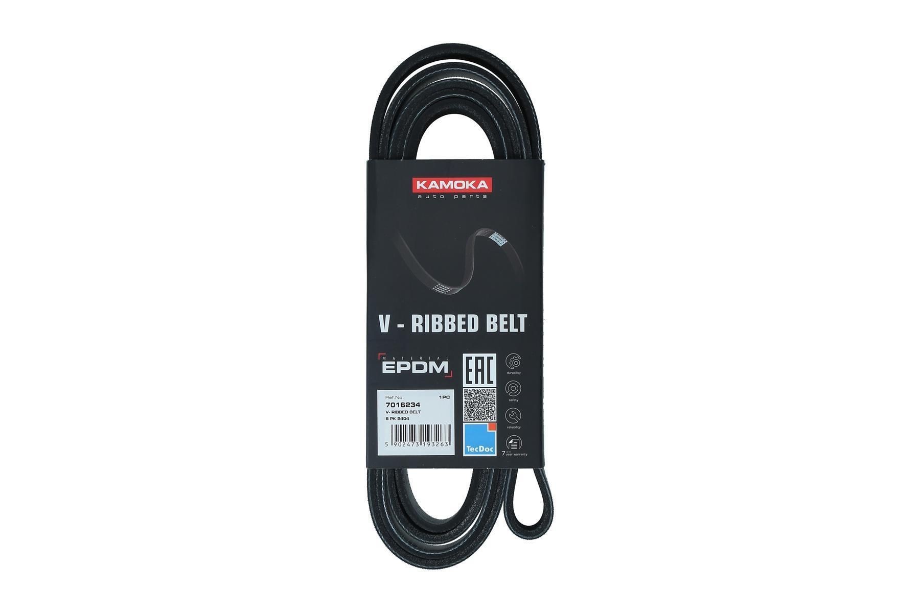 KAMOKA Multiriem 7016234 KAMOKA 7016234 Riemaandrijving / kettingaandrijving CHEVROLET Camaro III Coupé 1992