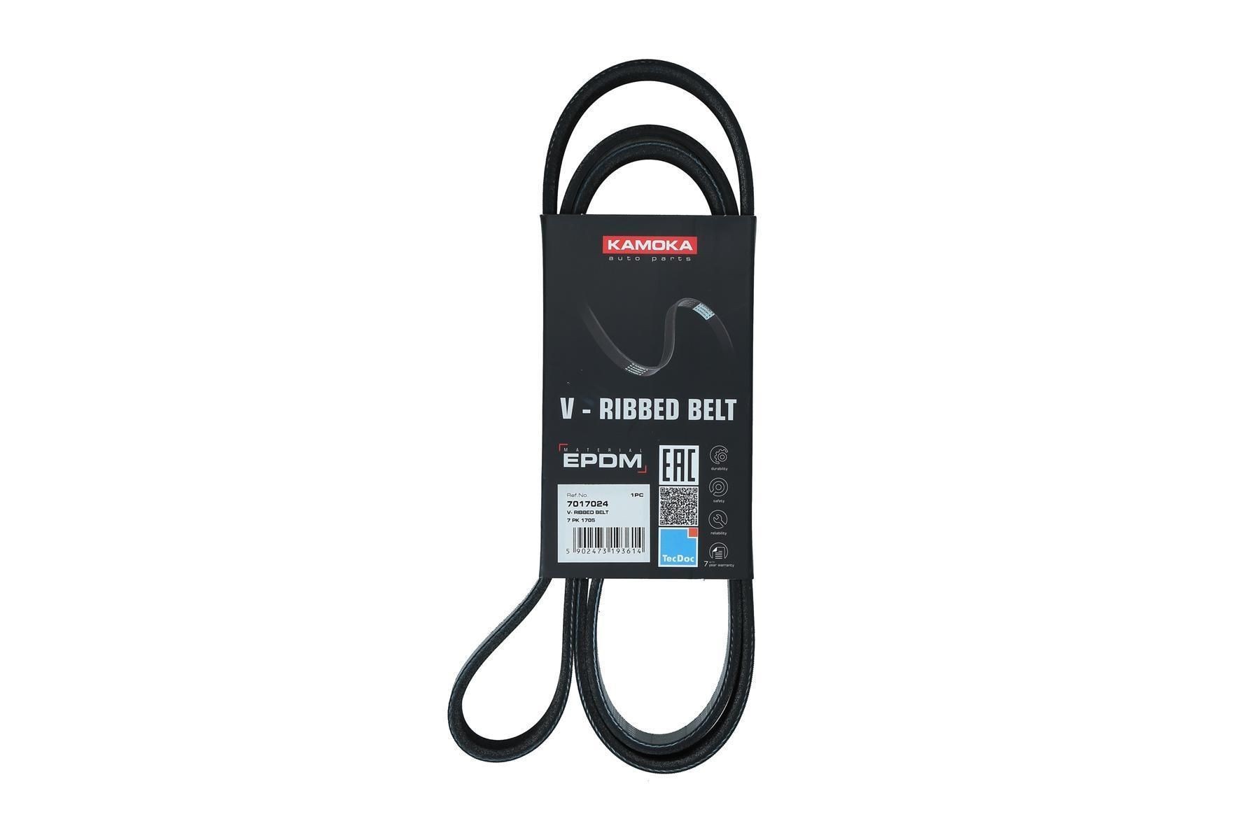 KAMOKA Cinghia servizi 7017024 KAMOKA 7017024 Cinghia Poly-V Renault Trafic Bus originali prezzo
