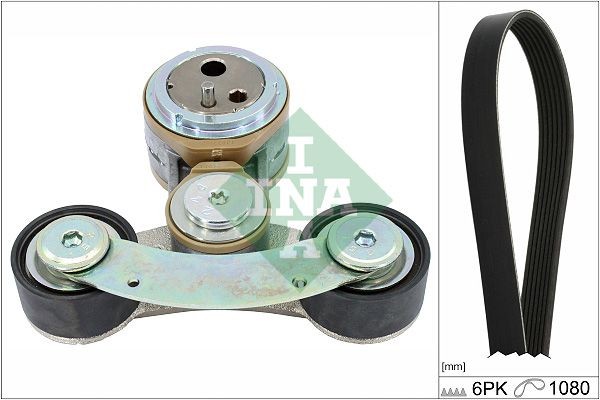 INA Jogo de correias trapezoidais estriadas 529 0537 10 529 0537 10 Jogo de correias trapezoidais estriadas PEUGEOT 308 INA