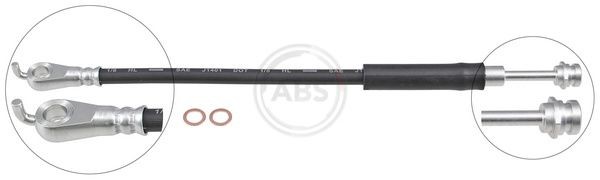 A.B.S. Bremseslange SL 1298 A.B.S. SL 1298 Bremseslanger Mazda 3 bm billig