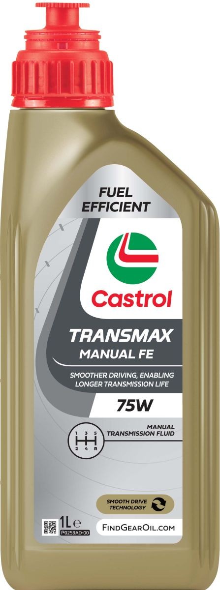 CASTROL Olej przekładniowy 15E989 Skrzynia biegów Alfa Romeo Mito 955: Olej przekładniowy CASTROL Transmax, Manual FE 15E989