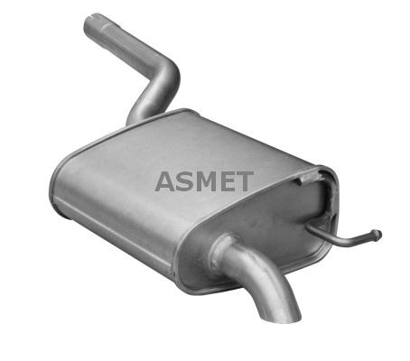 ASMET Takaäänenvaimentaja 03.120 03.120 ASMET Äänenvaimennin VW POLO