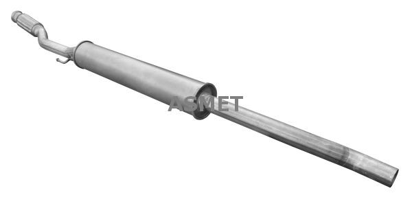 ASMET Stredný tlmič výfuku 12.041 Stredný tlmič MINI ASMET 12.041