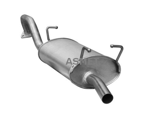 ASMET Bakre eksospotte 14.059 Bakre lyddemper ASMET Nissan MURANO 14.059