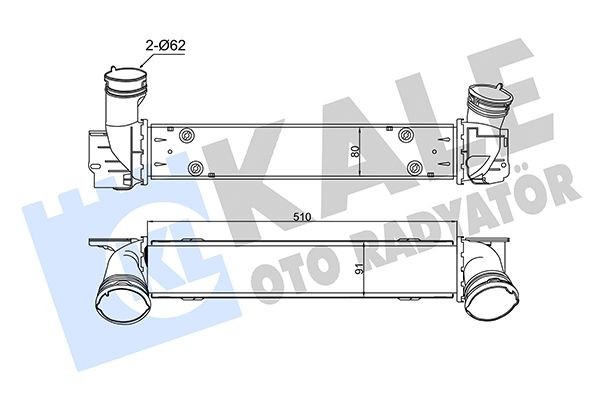KALE OTO RADYATOR Intercooler 344795 344795 Intercooler KALE OTO RADYATOR BMW X1 costo