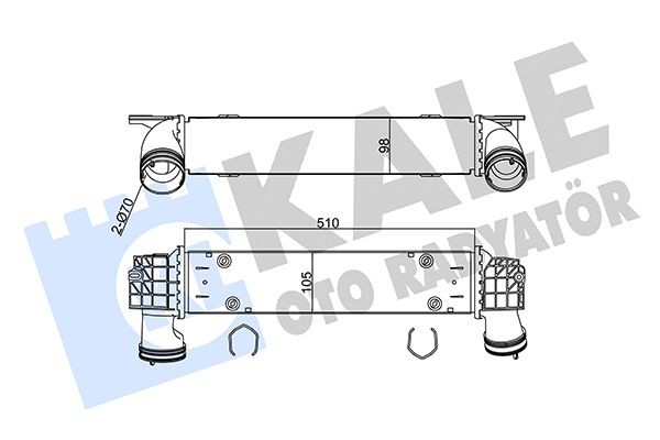 KALE OTO RADYATOR Intercooler 344820 344820 Intercooler KALE OTO RADYATOR BMW X1 costo