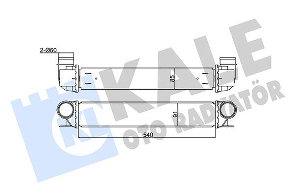 KALE OTO RADYATOR Intercooler 344850 344850 Intercooler KALE OTO RADYATOR BMW X1 costo