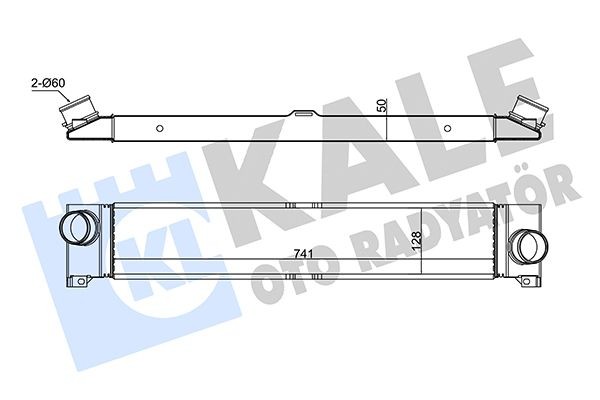 KALE OTO RADYATOR Ιντερκούλερ 352345 352345 KALE OTO RADYATOR Ψυγείο αέρα υπερπλήρωσης Alfa Romeo φθηνά