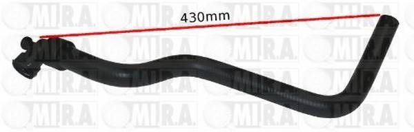 MI.R.A. Slange, varmeveksler-radiator 16/7888 Slange, varmeutveksler-oppvarming MI.R.A. PEUGEOT 16/7888