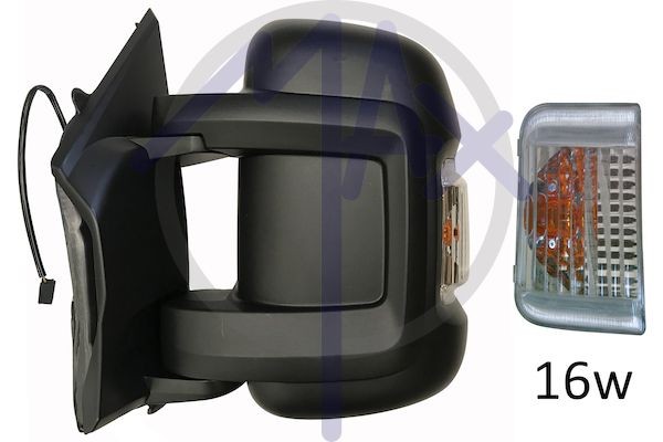 MAX Vonkajżie spätné zrkadlo MFT870-L Spätné zrkadlo MAX Fiat 500 MFT870-L